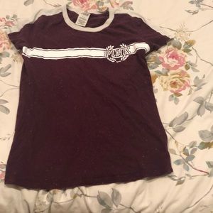 Pink brand maroon shirt